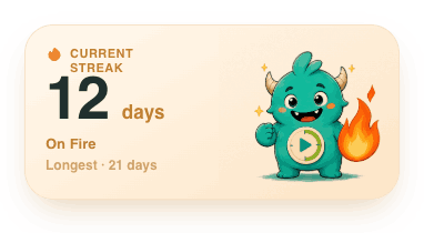 Streak widget